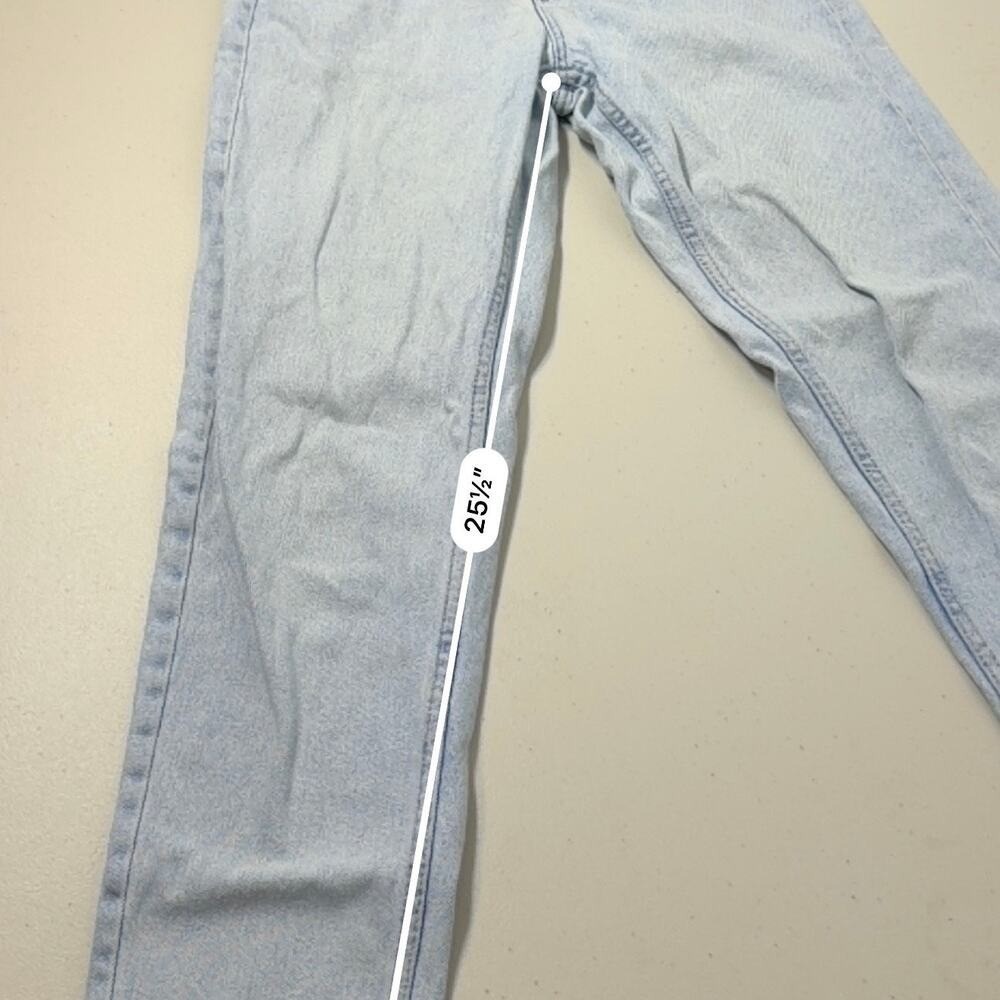 Zara Trafaluc Mom Jeans Womens Size 2 Light Wash High Rise Vintage Style Denim - Picture 9 of 10